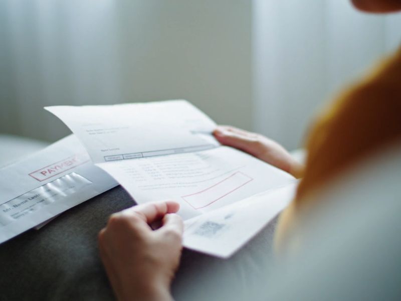 devojka otavra papir na kom je roditeljski dug